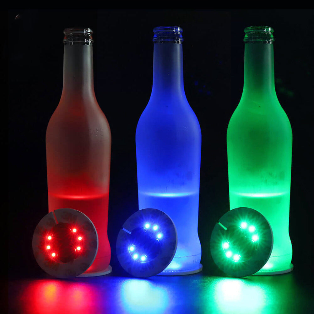BowLift | Bottle Light Up Sticky Party Coasters