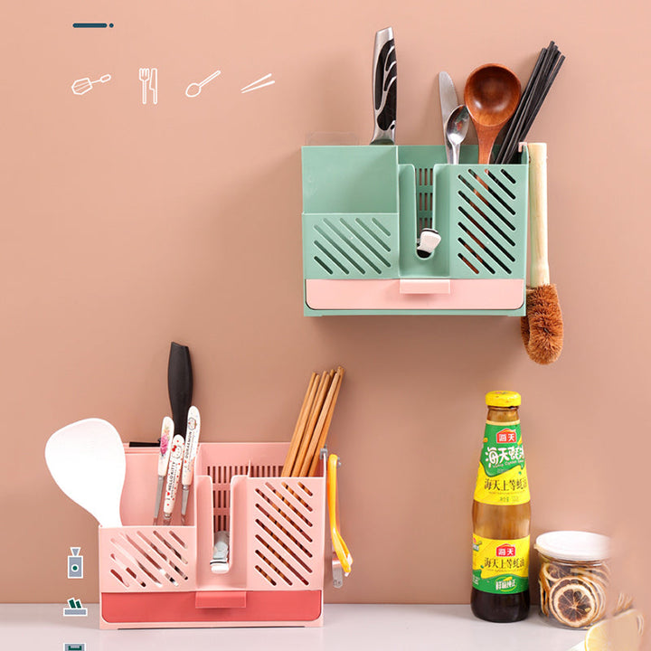 BowLift | Wall-Mounted Kitchen Cutlery Drainer Storage