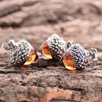 Glass Acorn Necklace | Bowlift