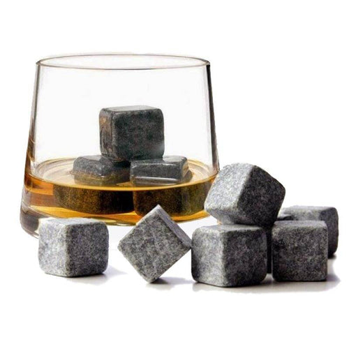 9pcs/set Natural Whiskey Stones Home Bar Tools | Bowlift