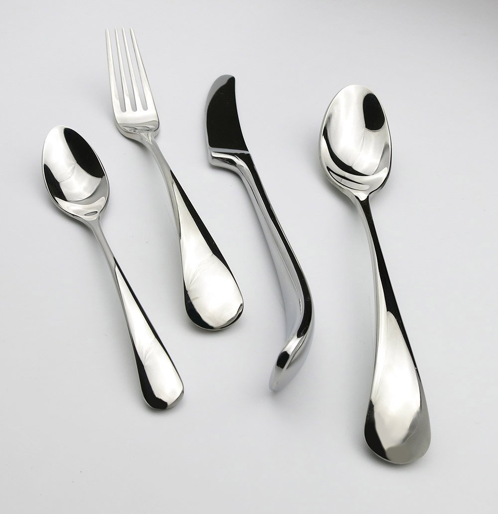Sidereal - Stainless Steel Silverware Set (4 Pieces) | Bowlift