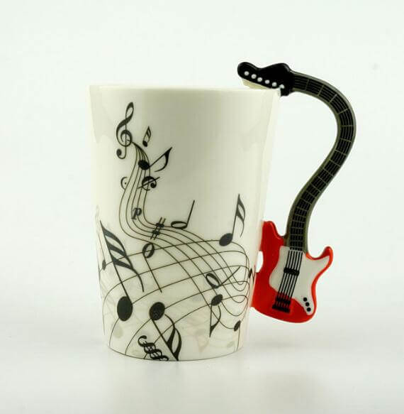 BowLift | Guitar Style Ceramic Mug