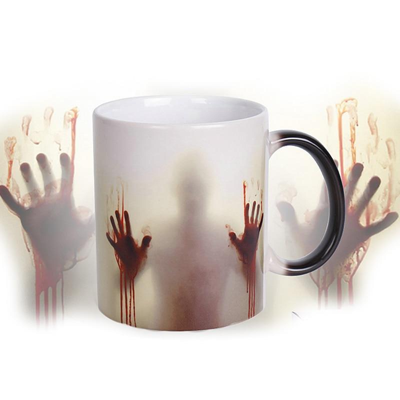Heat Sensitive Bloody Hands Mug | Bowlift