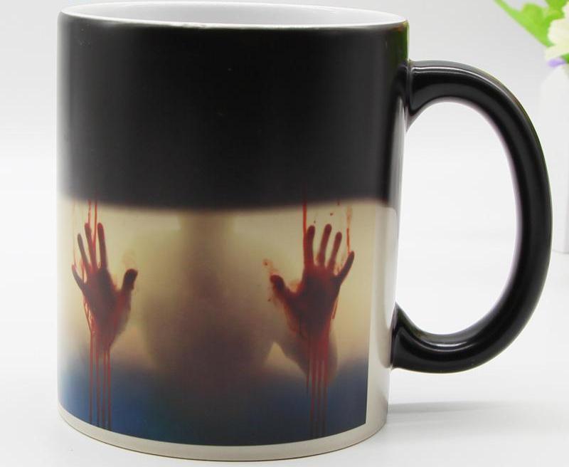 Heat Sensitive Bloody Hands Mug | Bowlift
