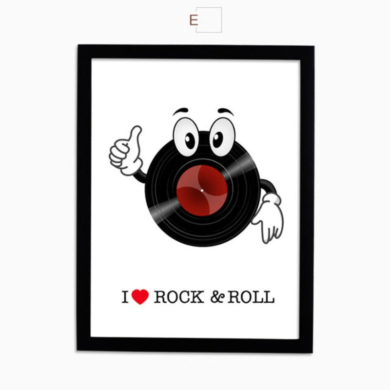 Music Canvas Painting Print Poster Modern Art - Canvas Wall Art Painting | Bowlift