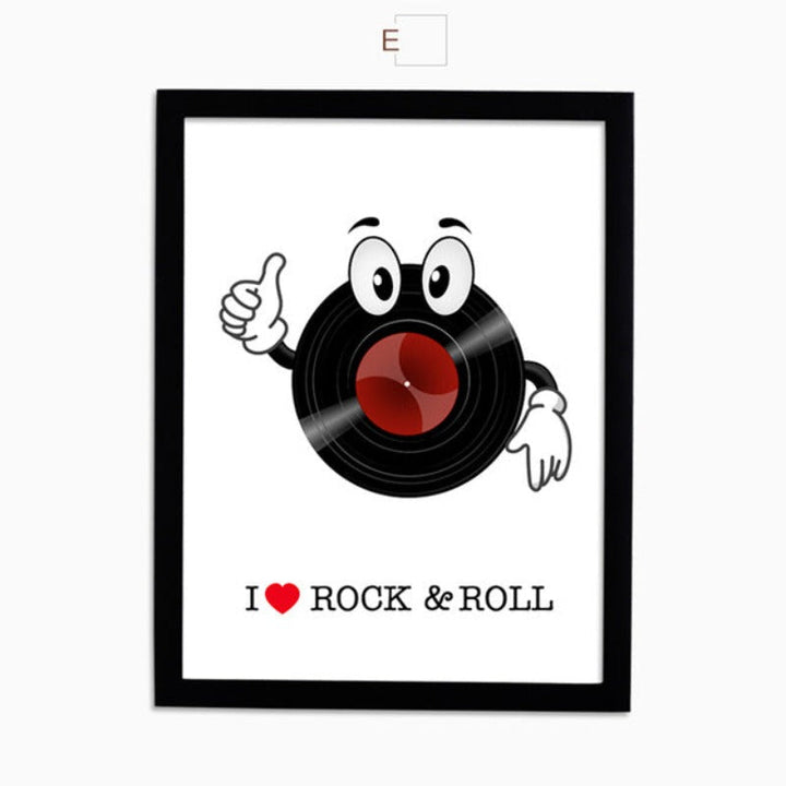 Music Canvas Painting Print Poster Modern Art - Canvas Wall Art Painting | Bowlift
