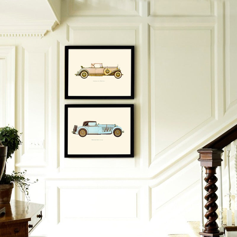 Travel In Style - Canvas Wall Art Painting | Bowlift