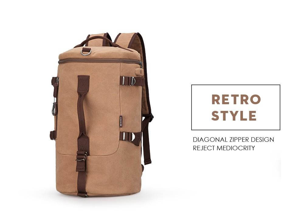 BowLift | Cylinder package Multifunctional Male Fashion Backpack