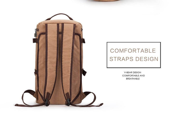 BowLift | Cylinder package Multifunctional Male Fashion Backpack