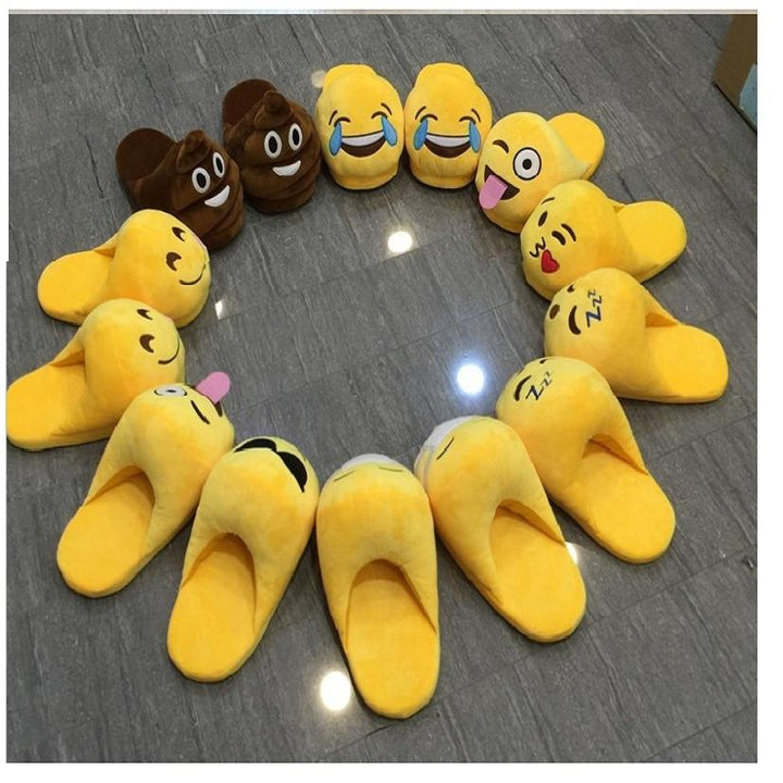 Amazingly Cute Emoji Slippers | Bowlift