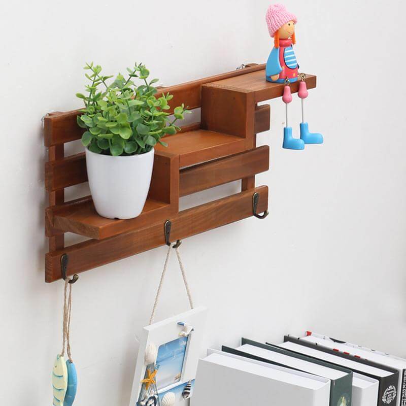 Handmade Wood Boxes Shelf Organizer | Bowlift