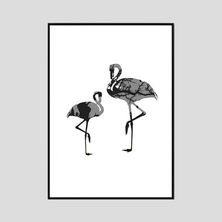 Nordic Nature Canvas Painting Animals - Canvas Wall Art Painting | Bowlift