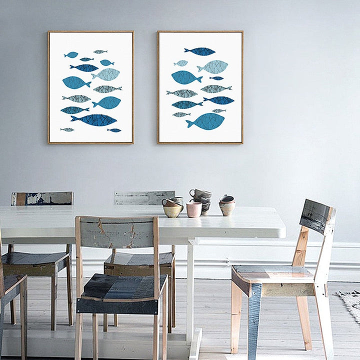 Fish-Canvas Wall Art Painting | Bowlift