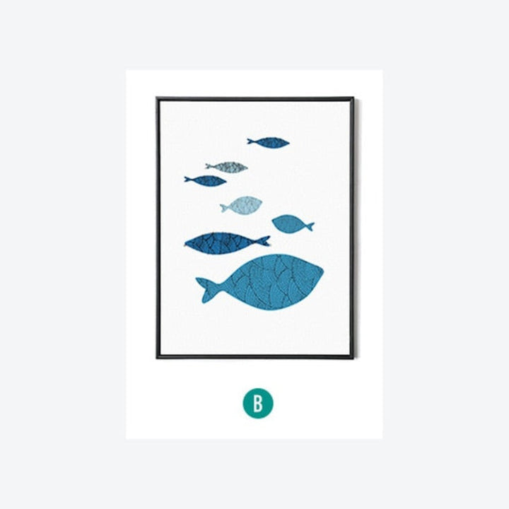 Fish-Canvas Wall Art Painting | Bowlift