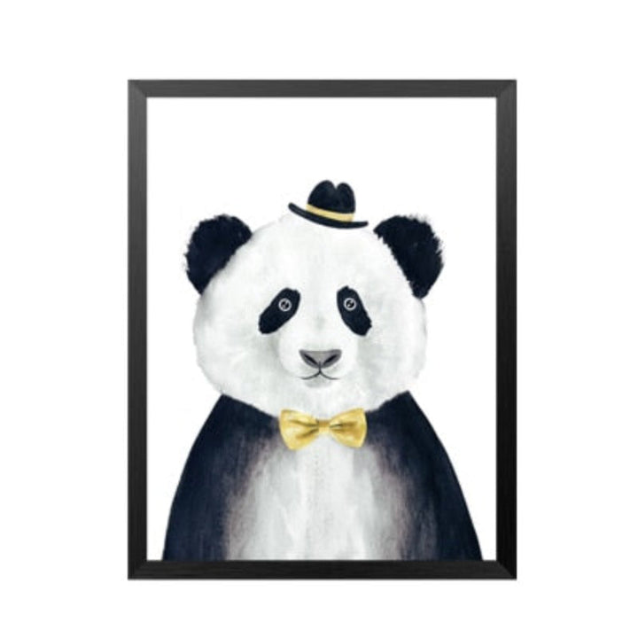 Animals Sketch Human Portrayal - Canvas Wall Art Painting | Bowlift