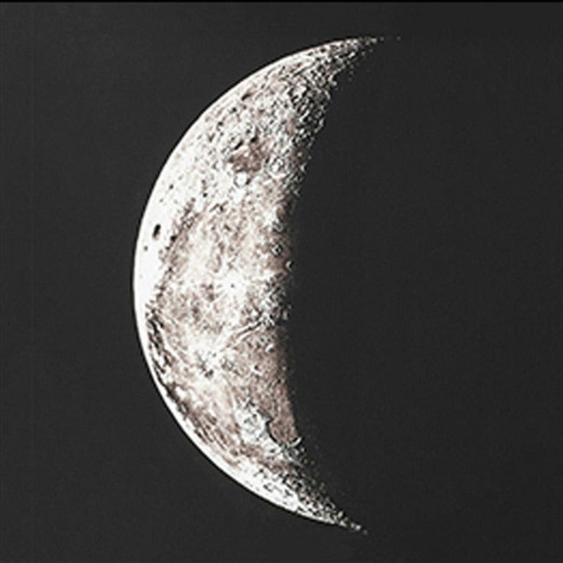 Moon Phases Canvas Painting Art Poster - Canvas Wall Art Painting | Bowlift