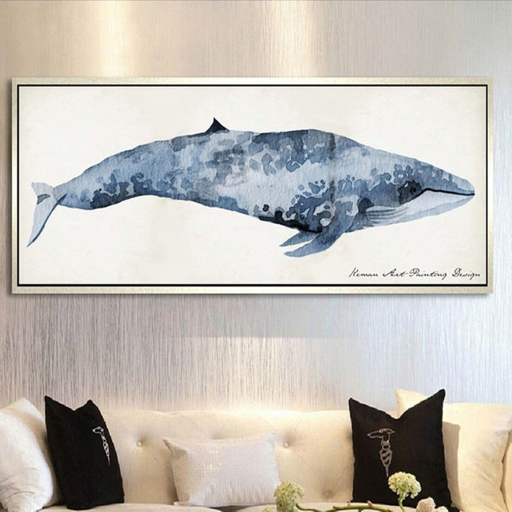 Shark Canvas - Canvas Wall Art Painting | Bowlift
