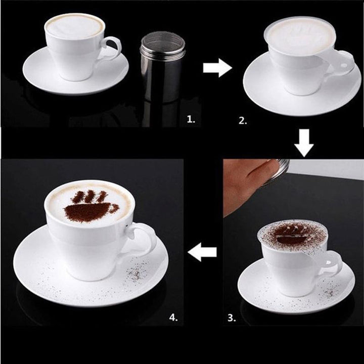 Latte Stencil Kit - 16 Piece Set | Bowlift