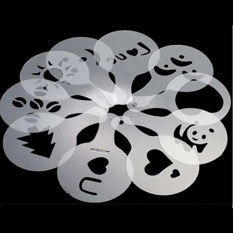 Latte Stencil Kit - 16 Piece Set | Bowlift