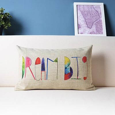 BowLift | Geometric Lumbar Colorful Pillow Cushion Cover