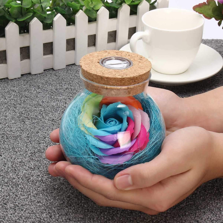 Bloom - LED Rose Bottle Lamp | Bowlift