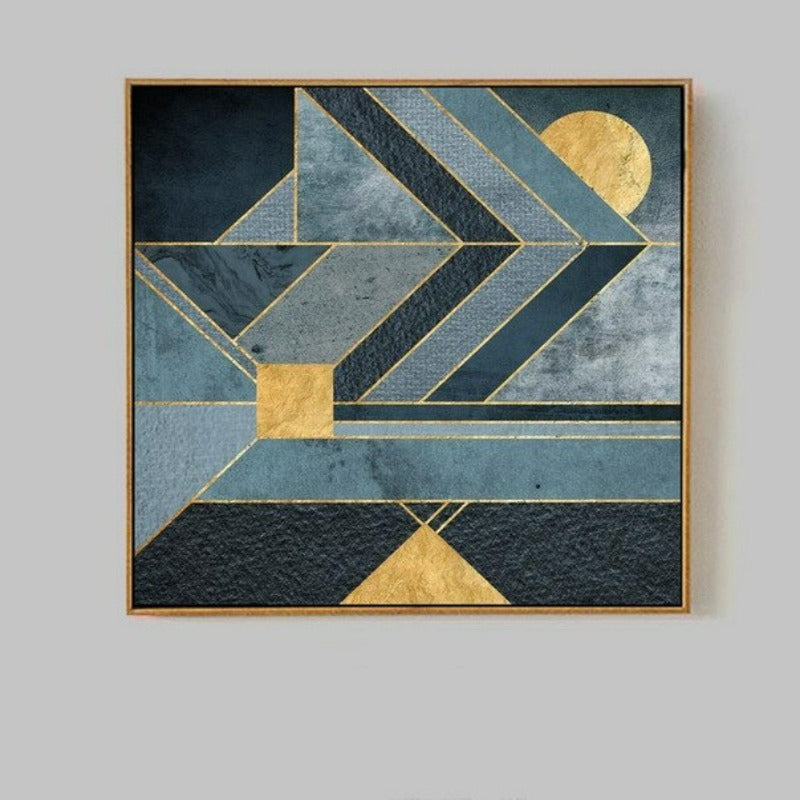 Color Contrast In Room - Canvas Wall Art Painting | Bowlift