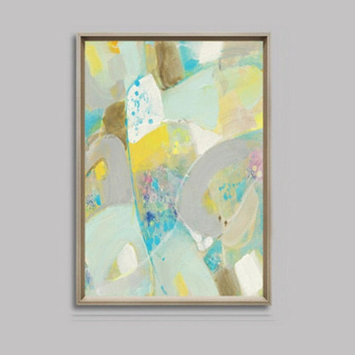 Multi Colors Canvas Painting Poster Prints - Canvas Wall Art Painting | Bowlift
