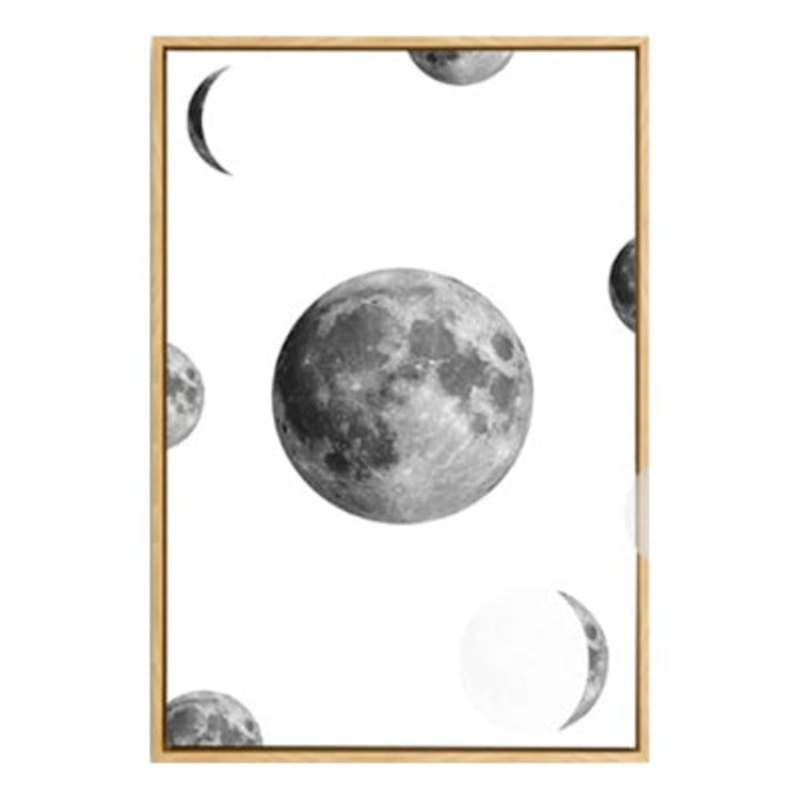 Moon Phases - Canvas Wall Art Painting | Bowlift