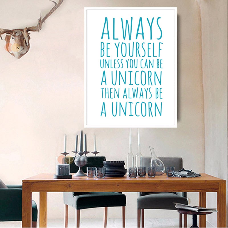 Always Be Yourself - Canvas Wall Art Painting | Bowlift