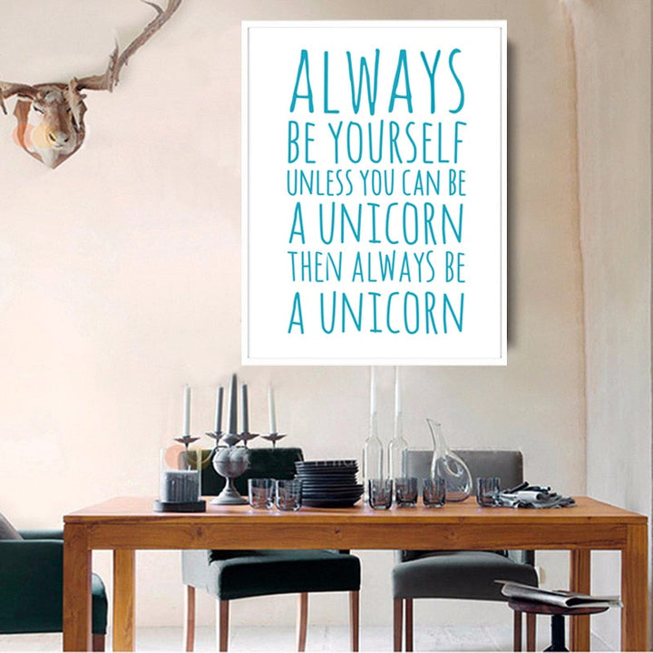 Always Be Yourself - Canvas Wall Art Painting | Bowlift