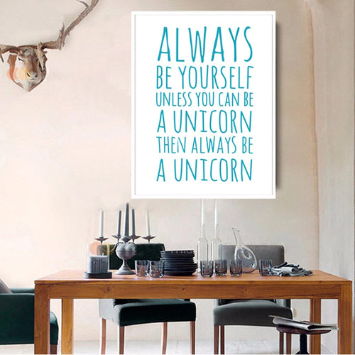 Always Be Yourself - Canvas Wall Art Painting | Bowlift