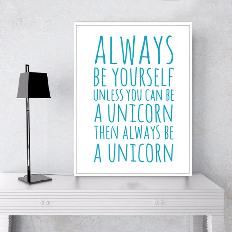 Always Be Yourself - Canvas Wall Art Painting | Bowlift