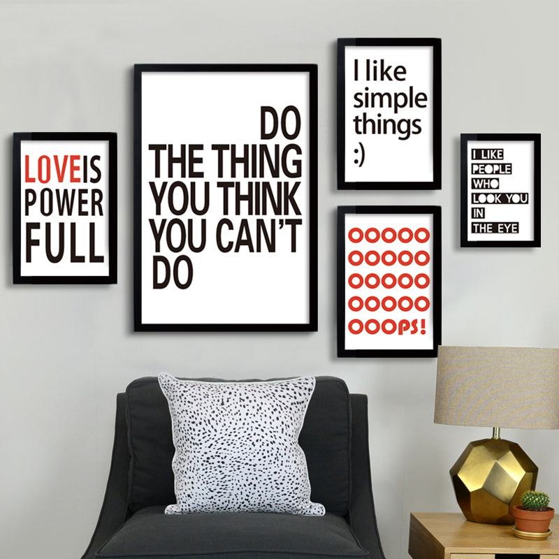 Modern Quotes Inspiring - Canvas Wall Art Painting | Bowlift
