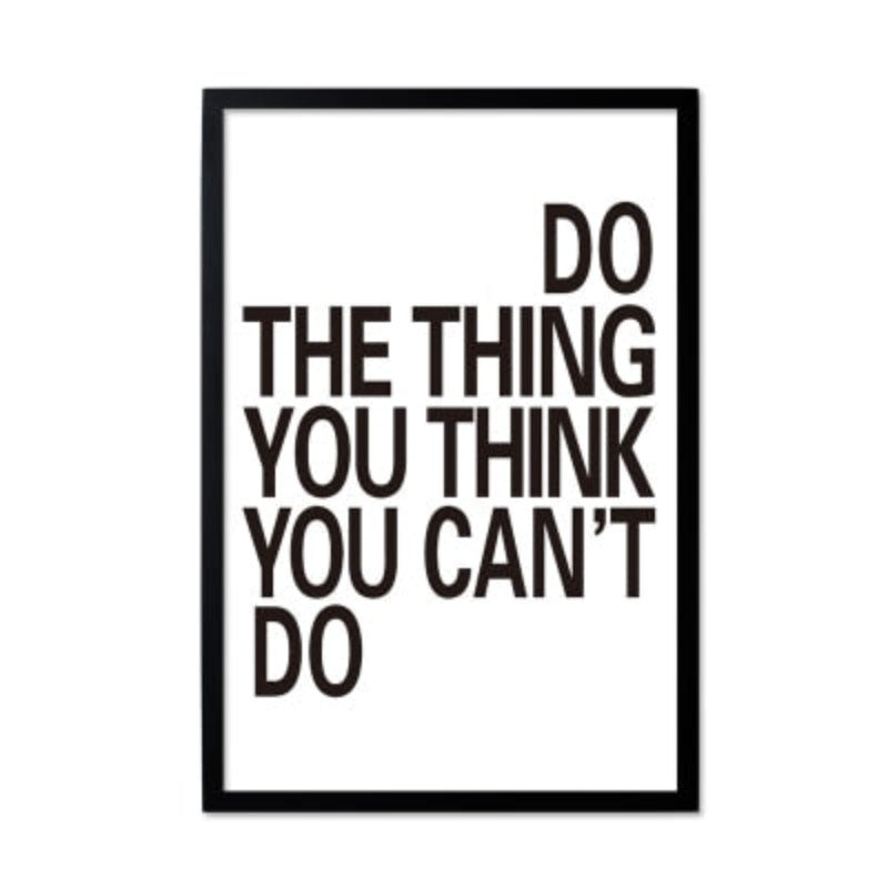 Modern Quotes Inspiring - Canvas Wall Art Painting | Bowlift