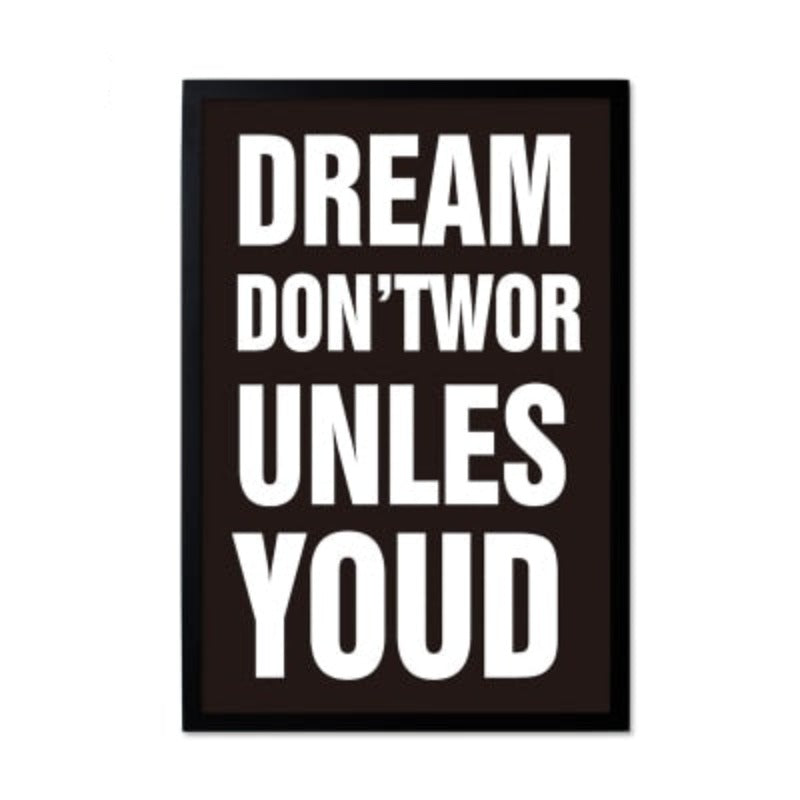 Modern Quotes Inspiring - Canvas Wall Art Painting | Bowlift