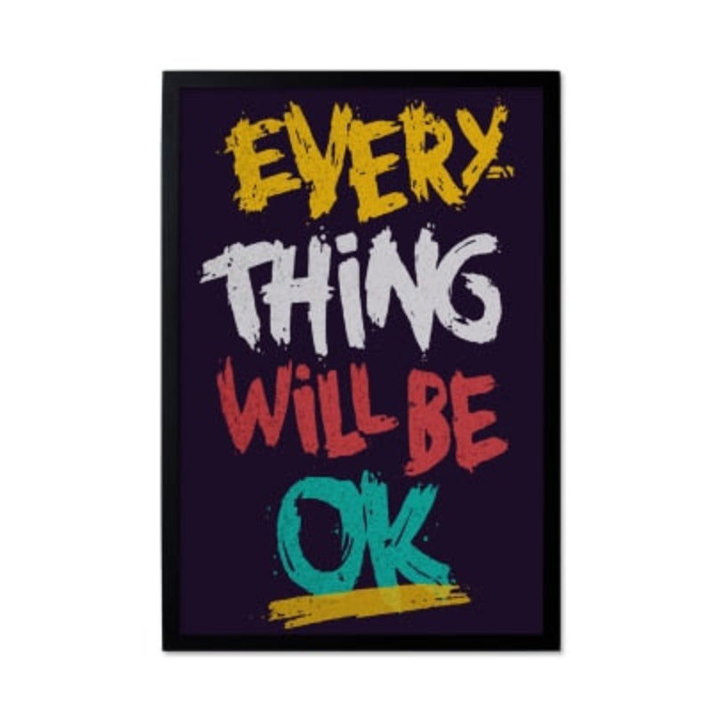 Modern Quotes Inspiring - Canvas Wall Art Painting | Bowlift