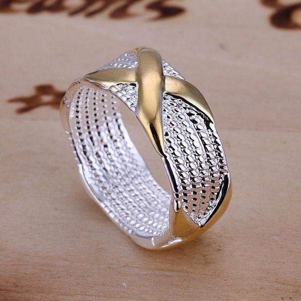 Silver Plated Wrapped Crystal Ring | Bowlift