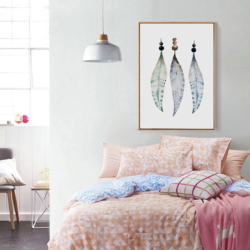 Retro Tribal - Canvas Wall Art Painting | Bowlift
