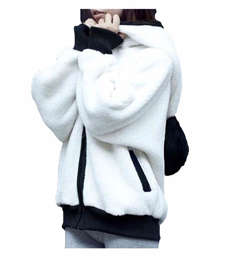 Fluffy Panda Hoodie | Bowlift