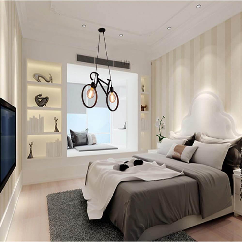 Modern Bicycle Nordic Style Droplight Chandelier Lamp | Bowlift