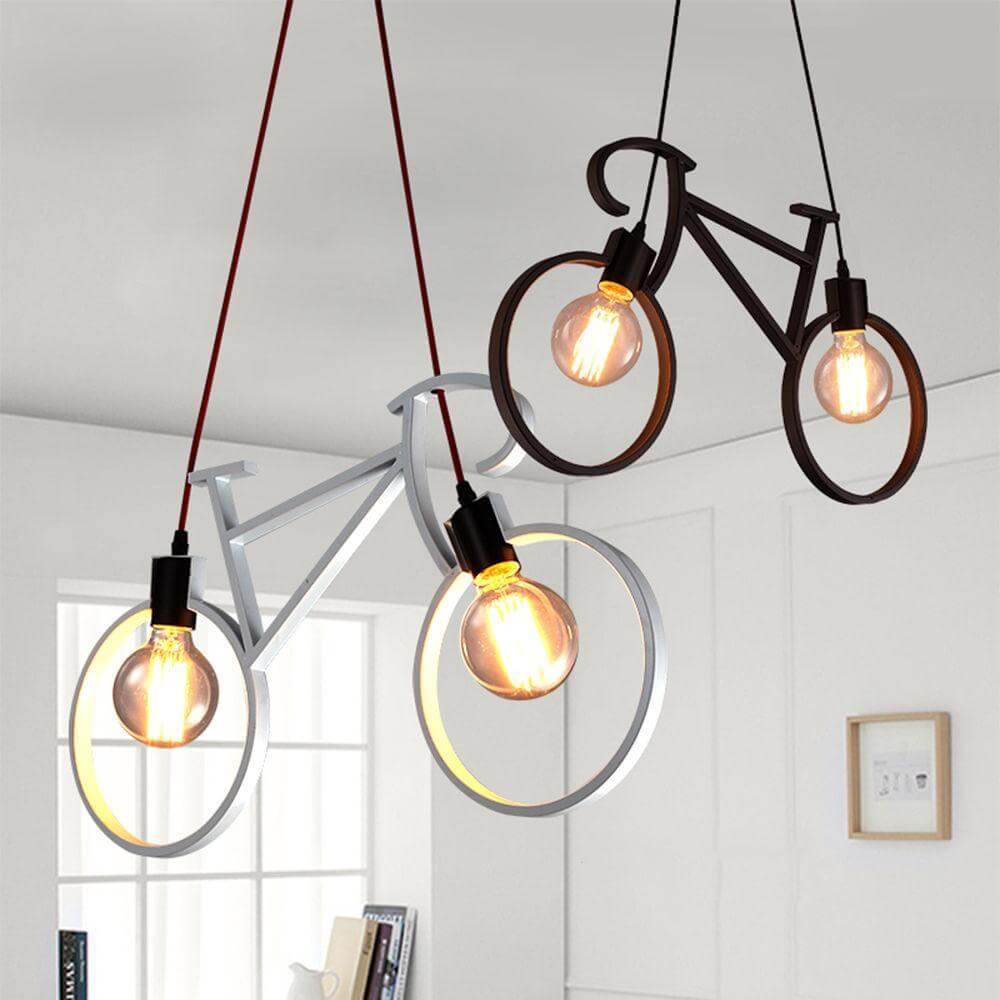 Modern Bicycle Nordic Style Droplight Chandelier Lamp | Bowlift