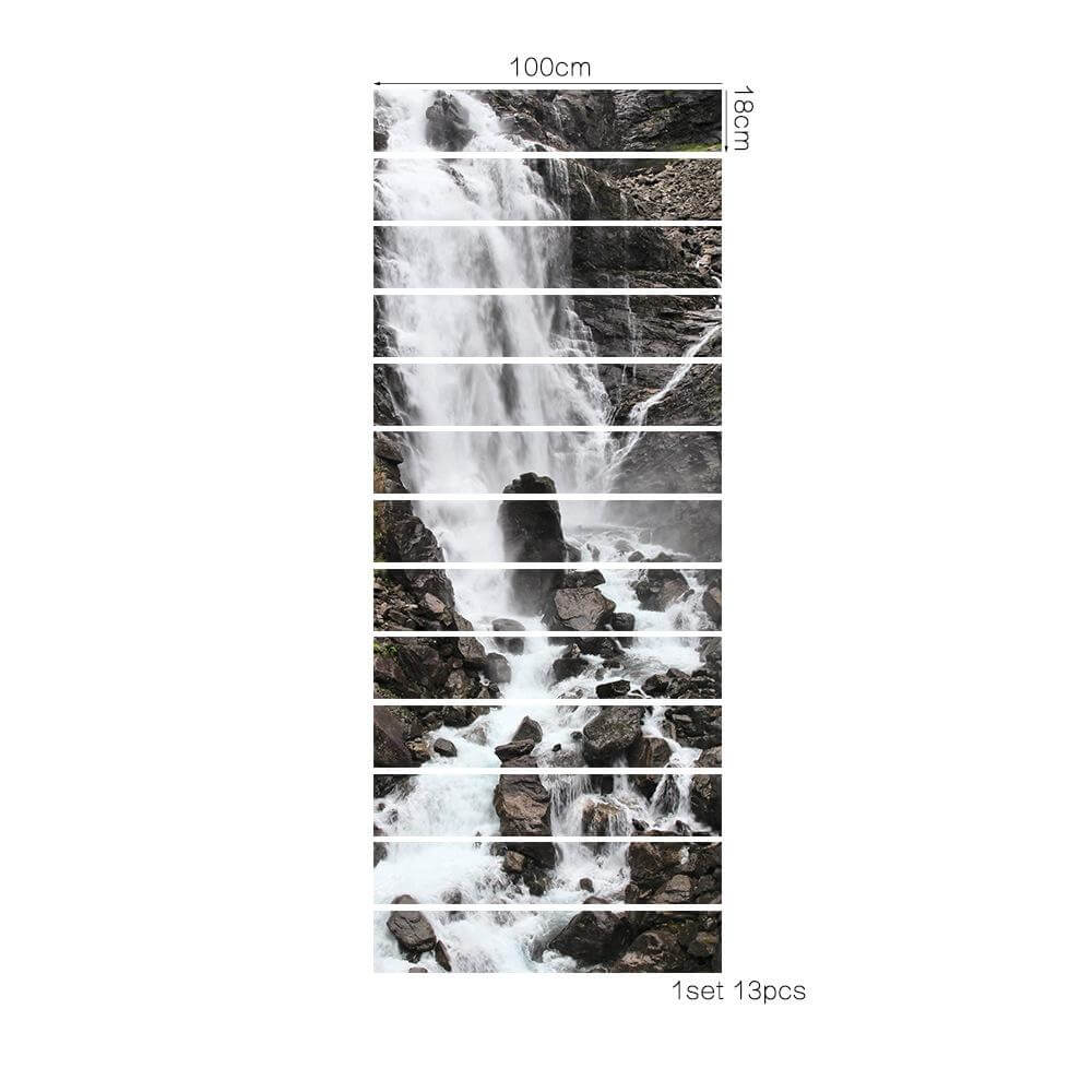 BowLift | 3D Stair Waterfall Sticker