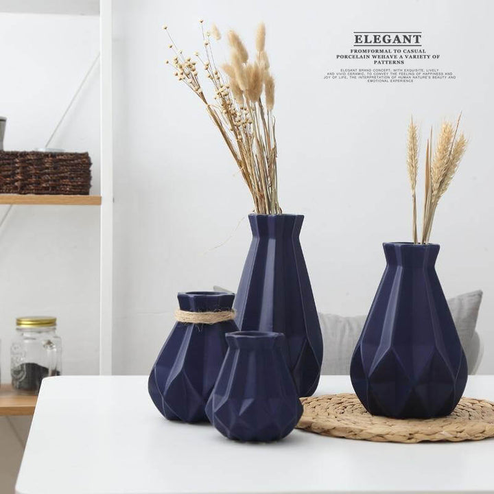 BowLift | Modern Europe Brief Matt Diamond Porcelain Ceramic Vase