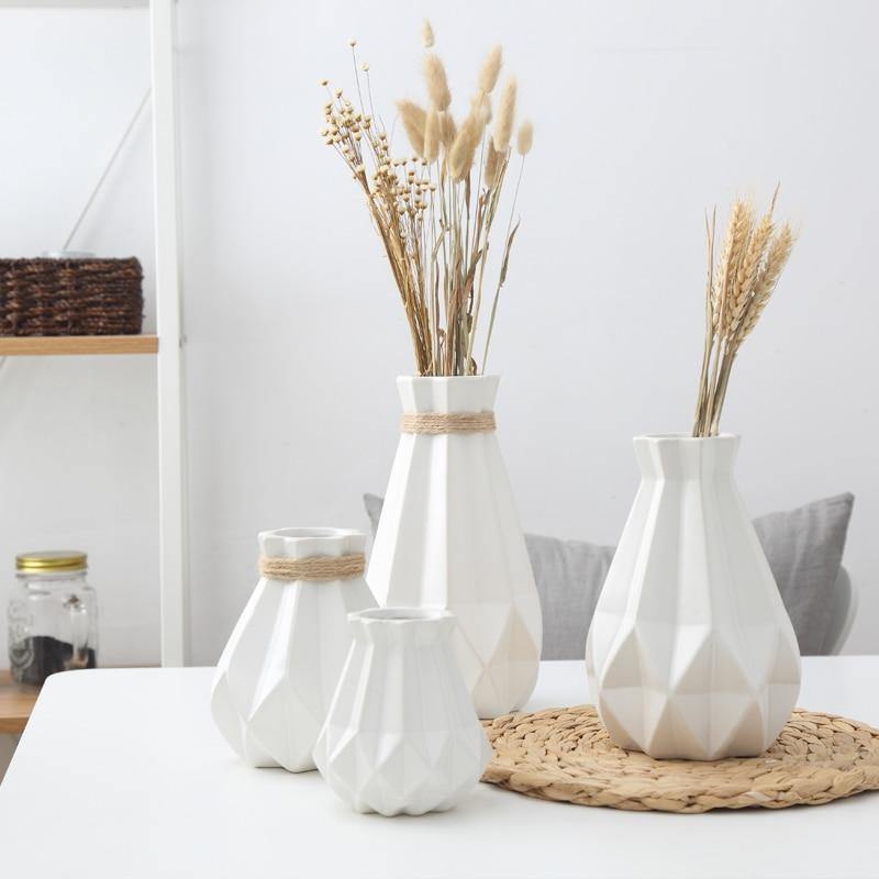 BowLift | Modern Europe Brief Matt Diamond Porcelain Ceramic Vase