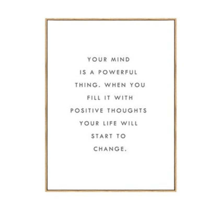 Pine Forest Landscape Inspiring Quote - Canvas Wall Art Painting | Bowlift