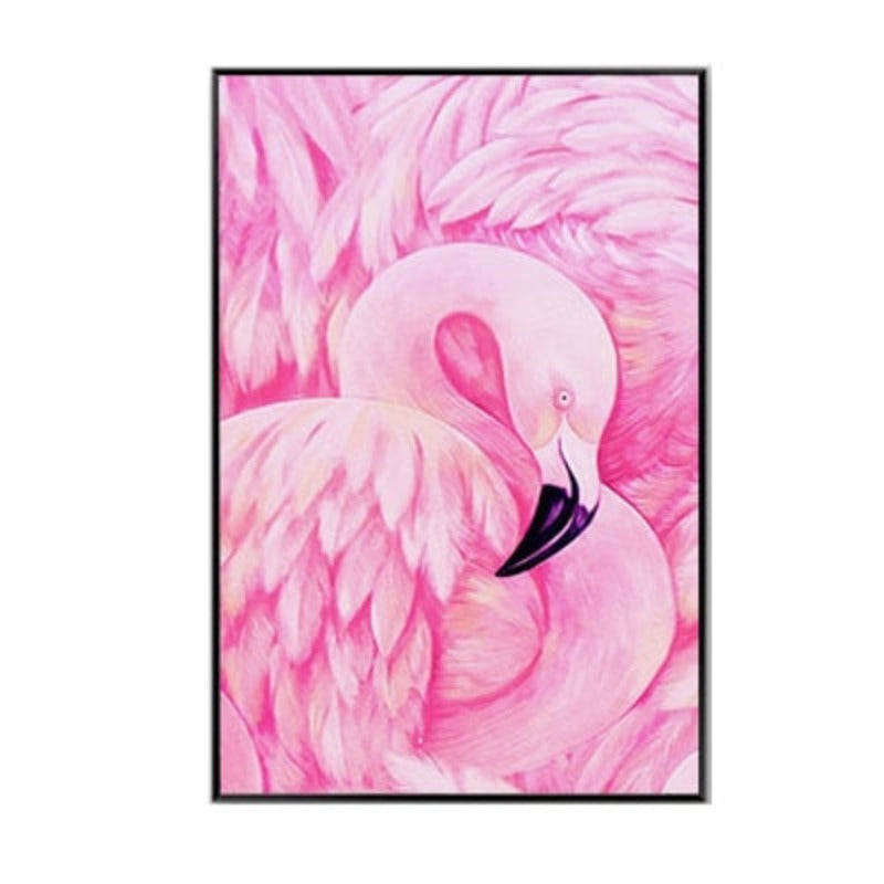 Pink Flamingo - Canvas Wall Art Painting | Bowlift