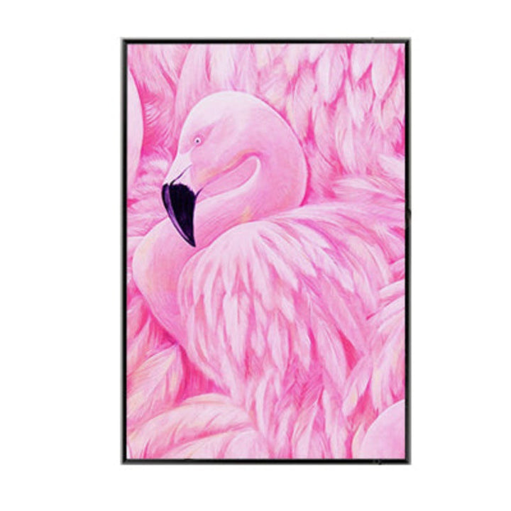 Pink Flamingo - Canvas Wall Art Painting | Bowlift