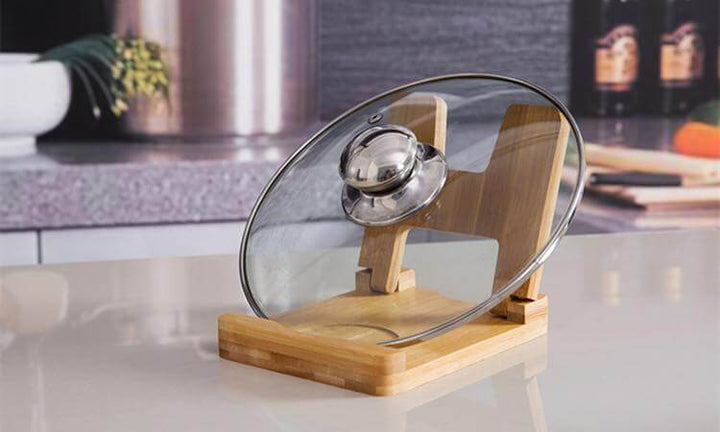 BowLift | Cutting Board Foldable wooden pot lids holder