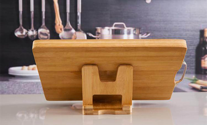Cutting Board FoldaBowlifte wooden pot lids holder | Bowlift