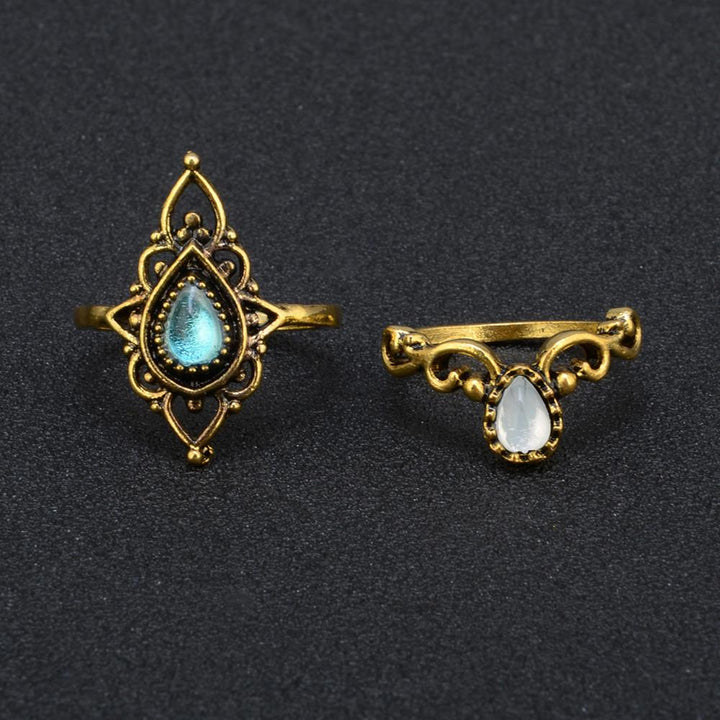 7 Piece Stack Vintage Rings | Bowlift